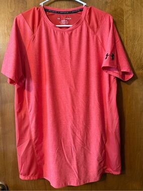 Men’s Under Armour Men's Coral HeatGear Performance T-Shirt